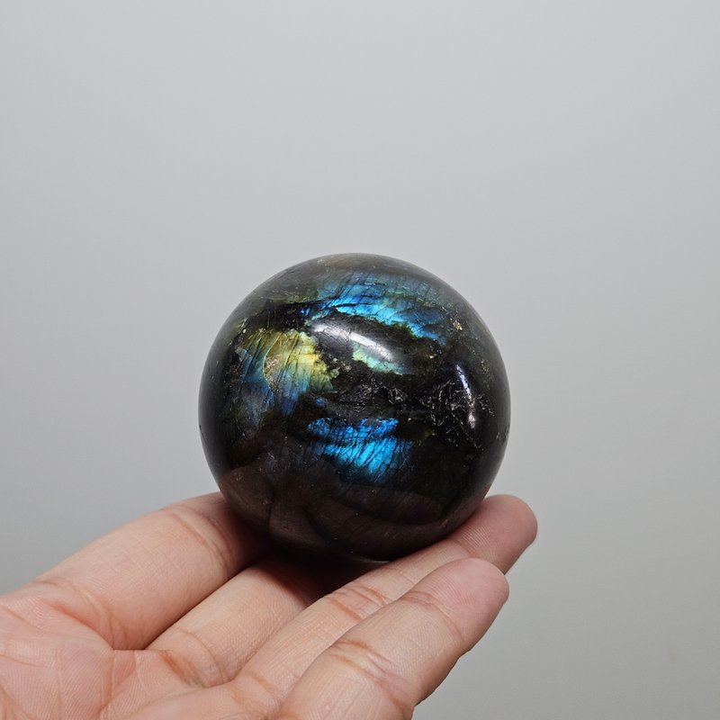 拉長石球 - 803 - 擺飾/家飾品 - 水晶 黑色