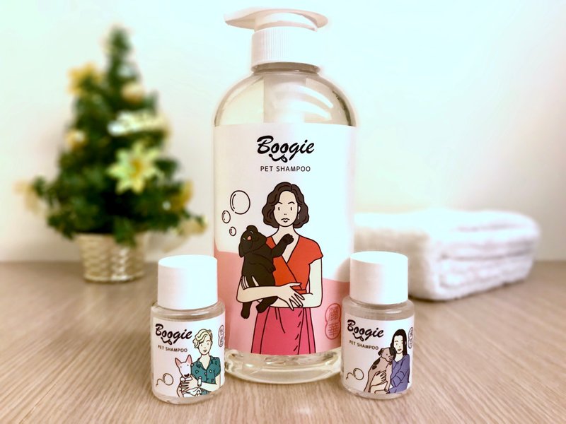 Boogie咘唧 quality organic natural pet scouring hair a large two small combination (Lihua Lili Flower Dew)