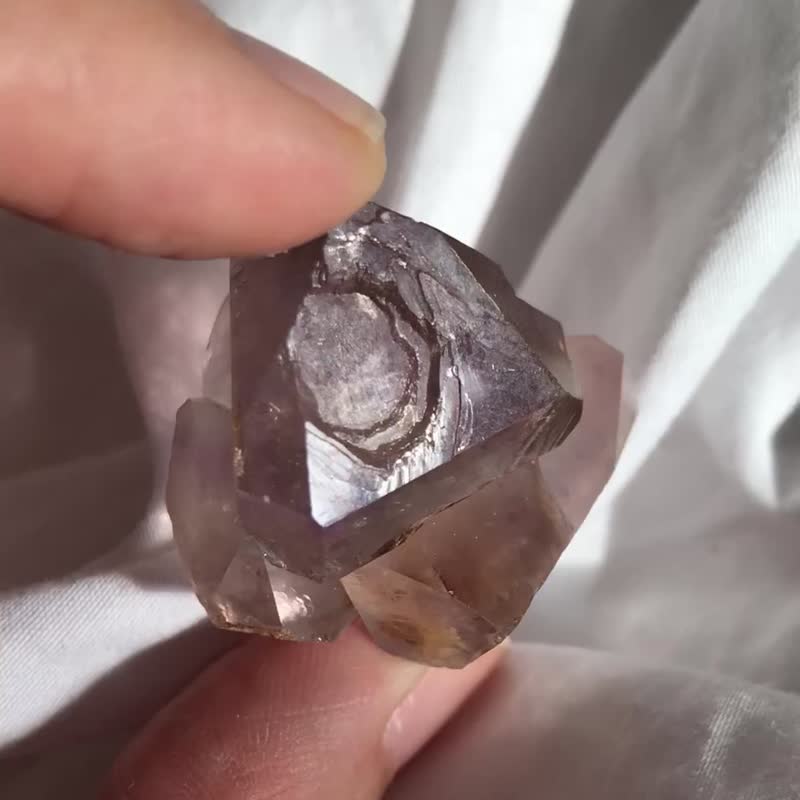 紫晶 紫水晶原石 城堡 骨幹水晶 印記 擺件 天然原石 水晶原礦 - 擺飾/家飾品 - 水晶 紫色