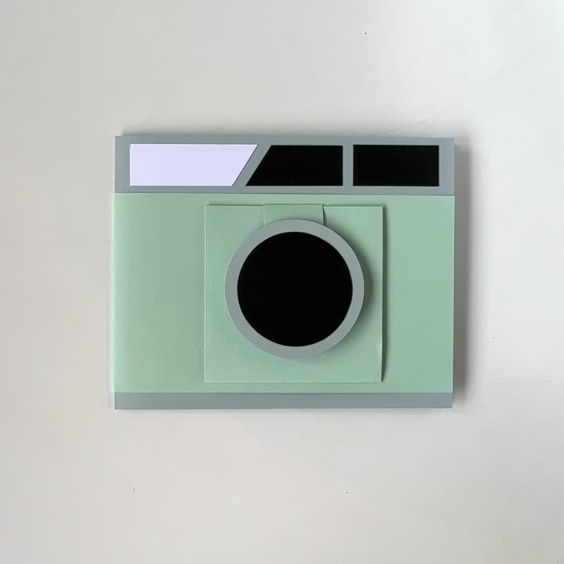 卡片材料包--- 相簿相冊材料組合包－草綠色 (需自己動手做) - 心意卡/卡片 - 紙 綠色