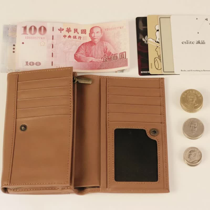 Minimalist intellectual middle clip - Wallets - Genuine Leather Multicolor