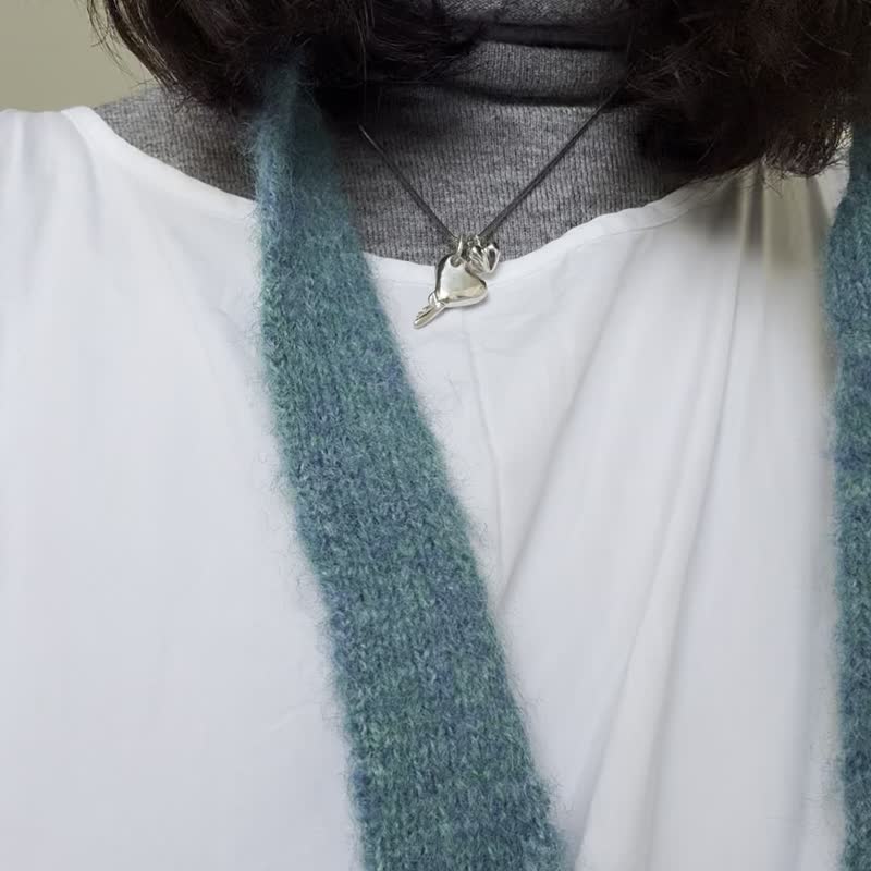 ( H ) necklace - Necklaces - Silver 
