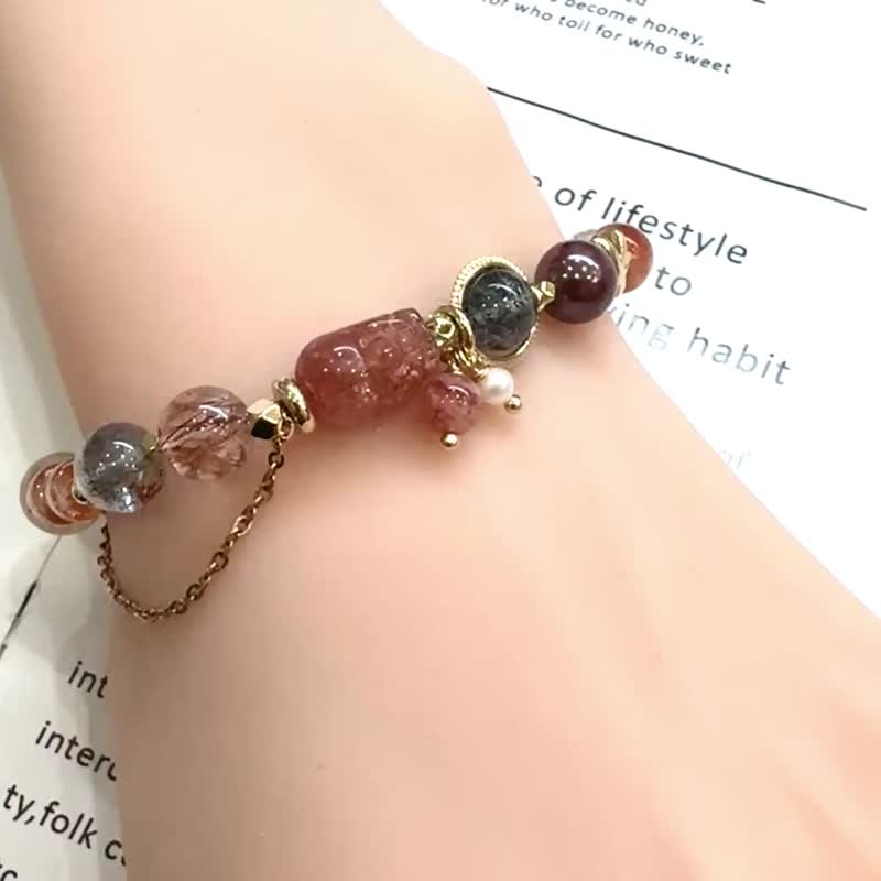 金太陽 超七 無根硃砂 擋太歲必備神器 - 手鍊/手環 - 水晶