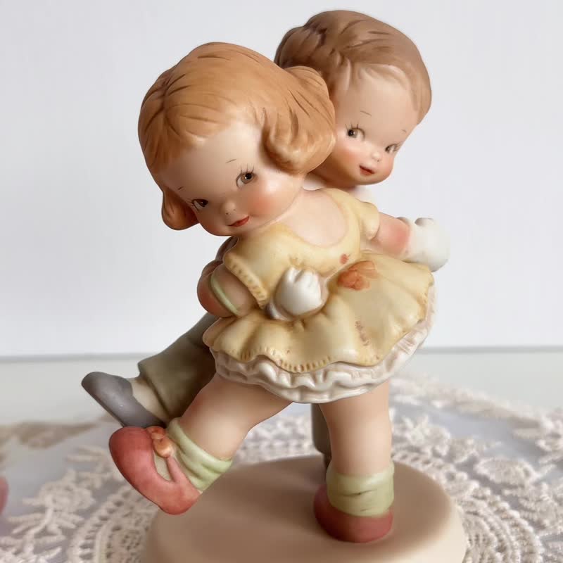 美國enesco  memories of yesterday 童年往事娃娃 陶瓷擺件 - 公仔/玩偶 - 瓷