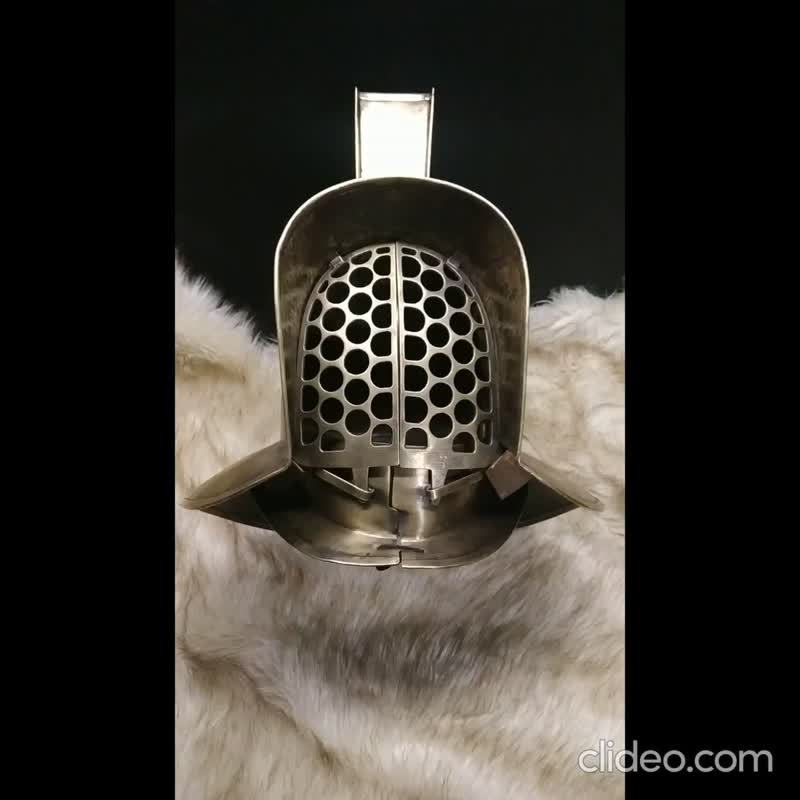 Gladiator Helmet - brass helmet - Pompeian Helmet - Hercules Helmet  forged helm - อื่นๆ - วัสดุอื่นๆ หลากหลายสี