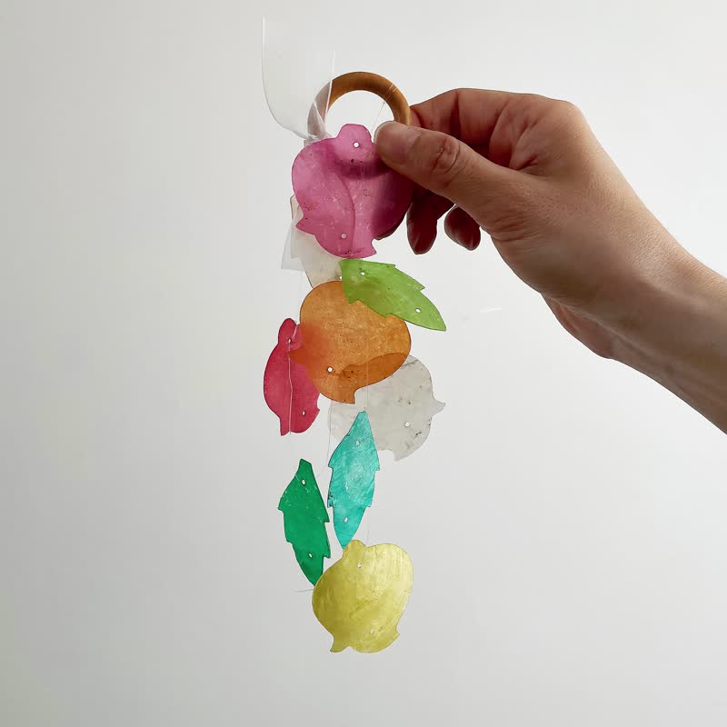 DIY-KIT | Stationery Tulip _Tropical Kitsch | Shell Wind Chime Mobile | #1-291 - 其他 - 貝殼 多色