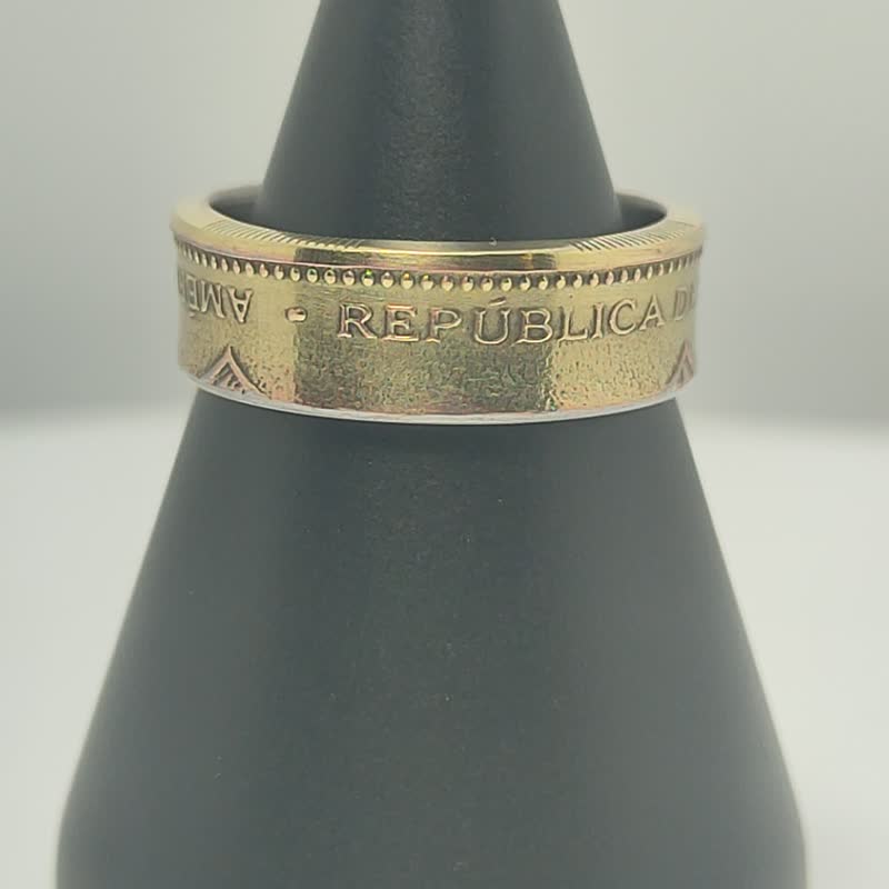 Nicaragua Coin Ring 50 centavos 2007-2014 coin rings for men coin rings gift - 戒指 - 其他金屬
