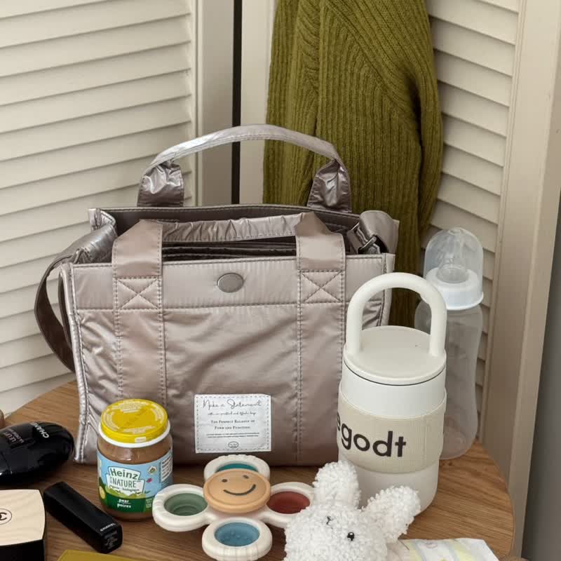 韓國 The Ally | Colin mini Bag 콜린 미니백 | 韓系萬用包 - 手提包/手提袋 - 其他材質 卡其色