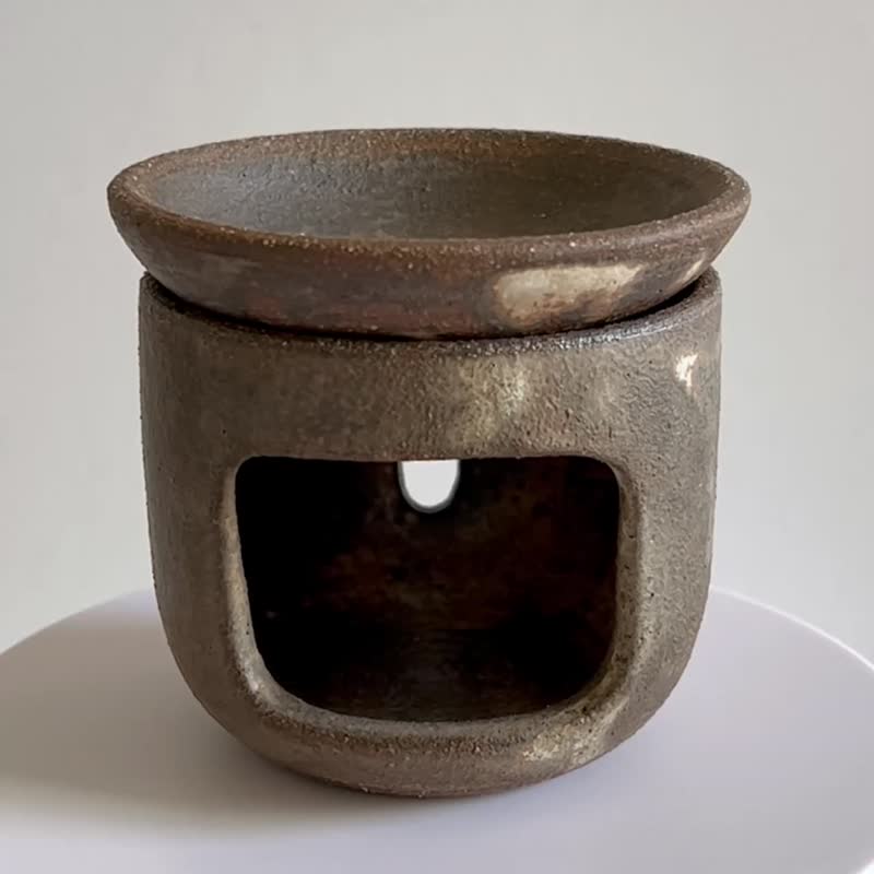 Ceramic oil burner - Candles & Candle Holders - Pottery Brown