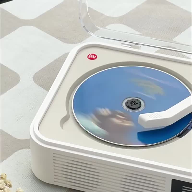高音質 CD播放器  Sony機芯 雙向藍芽 (暖白/粉色/藍色) - 科技小物 - 塑膠 卡其色