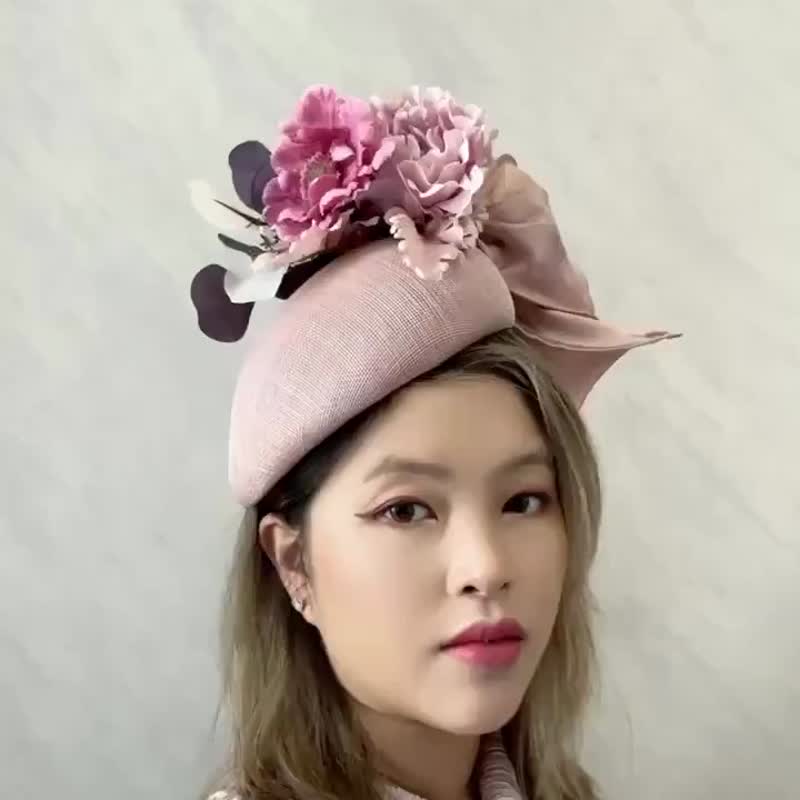 ll by handmade. Unique Fascinato - Hats & Caps - Linen Pink