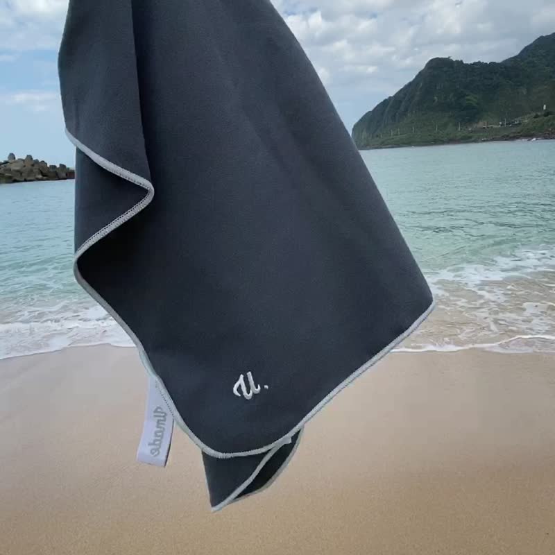 Universal quick-drying towel/bath towel/beach towel/towel-Unique U unique you - Towels - Polyester Black