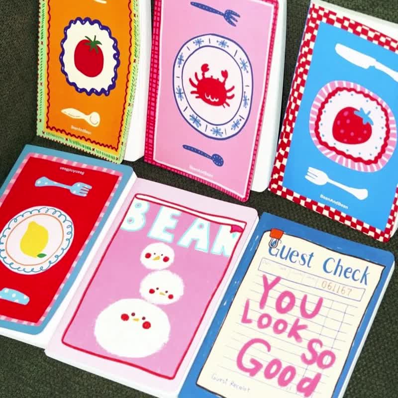 蘋果雪人與愛的季節  美式復古空白軟皮原創筆記本隨身攜帶便攜 - 筆記本/手帳 - 紙