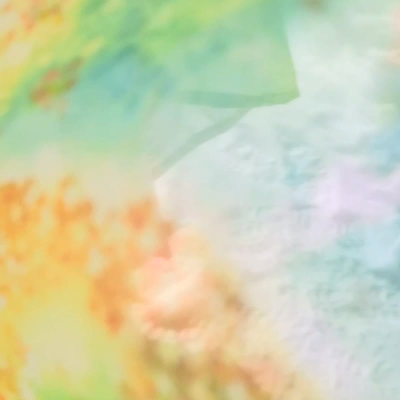 【The sky dyed in osmanthus/オレンジ&グレー】水彩画シフォンストール スカーフ 金木犀 桂花 誕生日プレゼント 母の日 男性への贈り物 - 女上衣/長袖上衣 - 聚酯纖維 灰色