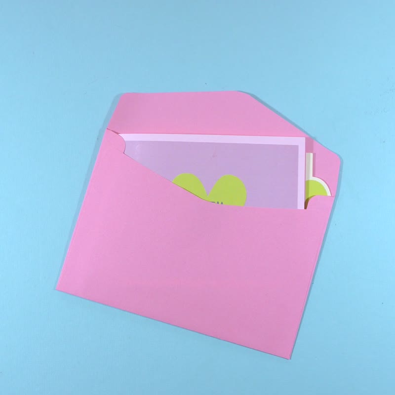 瀑布卡片材料組合包－粉紅色 (需自己動手做) - 心意卡/卡片 - 紙 粉紅色