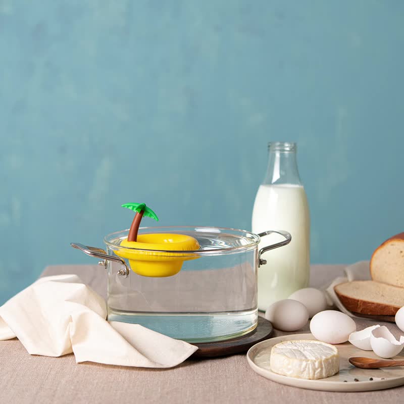 OTOTO 水波蛋渡假島-煮蛋器 - 廚具 - 矽膠 黃色