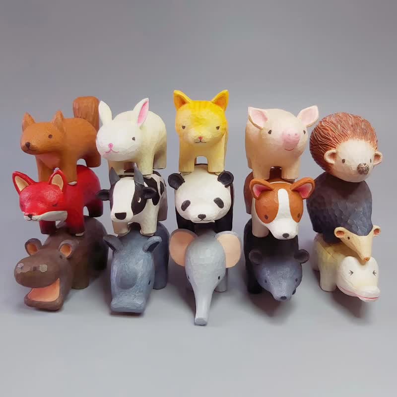 Animal Paradise Woodcarving Experience Class Xiaomu Forest Studio - Woodworking / Bamboo Craft  - Wood 