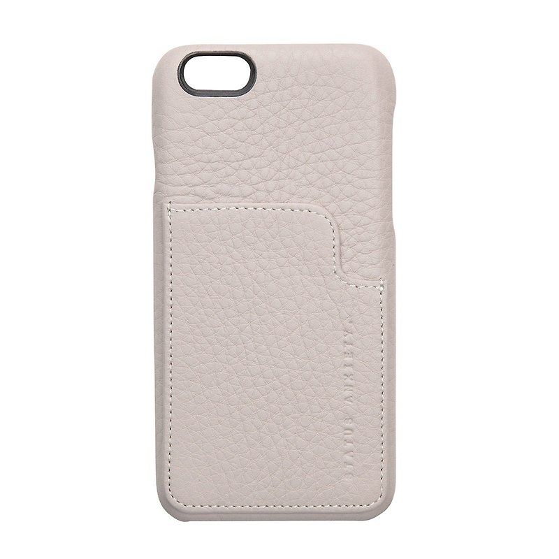 HUNTER AND FOX iphone Mobile Shell _Cement / Stone Grey - Phone Cases - Genuine Leather Gray