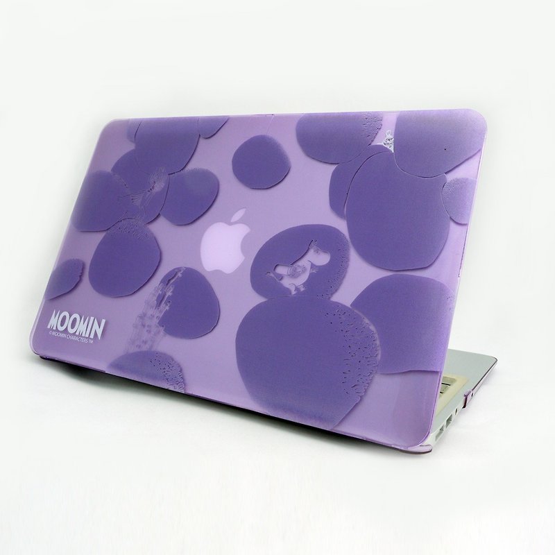 Moomin 噜噜 米 Genuine License-Macbook Crystal Case [Rock Moomin] - Tablet & Laptop Cases - Plastic Purple