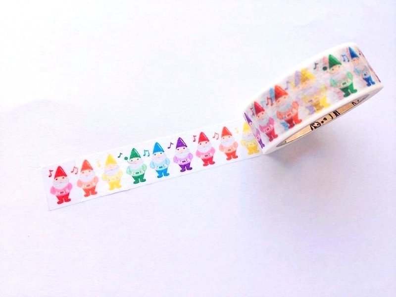 Rainbow Gnomes Masking Tape - Washi Tape - Paper 