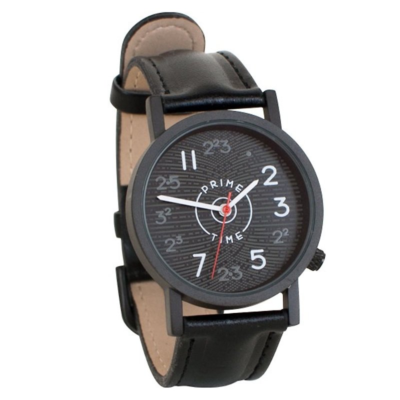 質數與質因數中性手錶 - 男裝錶/中性錶 - 其他金屬 黑色