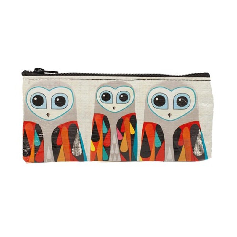 Blue Q pencil case - Hoo's Next Owl - Pencil Cases - Other Materials Multicolor