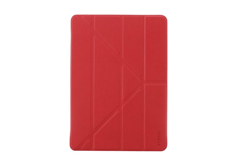 OVERDIGI Fiber iPadpro9.7" Multifunctional Protective Cover Elegant Red - Tablet & Laptop Cases - Genuine Leather Red