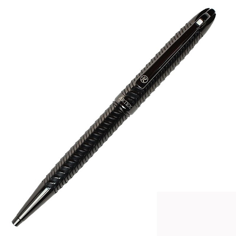 ARTEXボールペンブラックキー - 油性・ゲルインクボールペン - その他の素材 ブラック