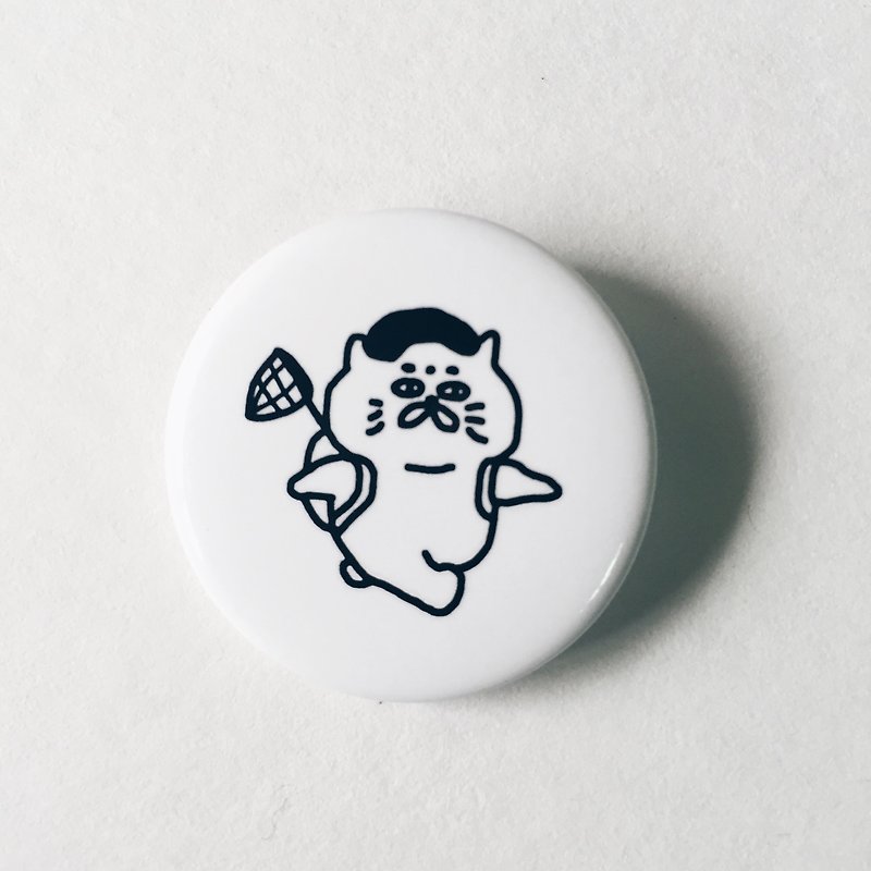 Stupid humans - 2/8 tin badge badge - Goro [outing] - Badges & Pins - Plastic White