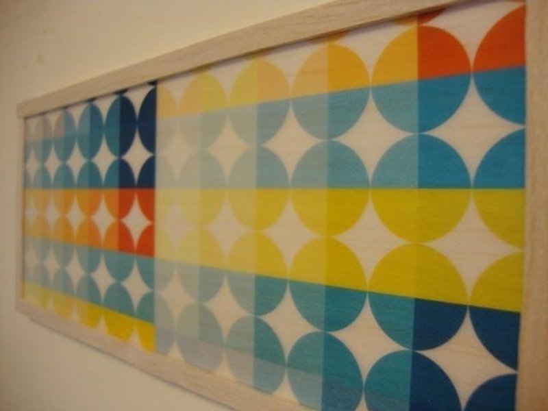 graphic design 1 - Wall Décor - Wood Multicolor
