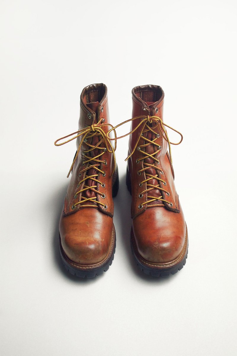 70s Redwing work boots | Redwing Irish Setter US 6.5D Eur 39 - Women's Booties - Genuine Leather Orange