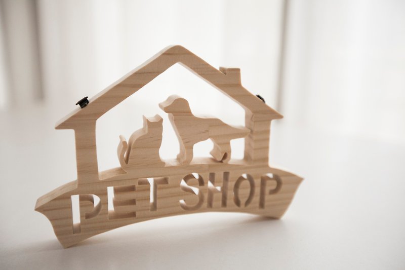 Customized New Home Shop Gifts Handmade Log House - House Style - อื่นๆ - ไม้ สีส้ม