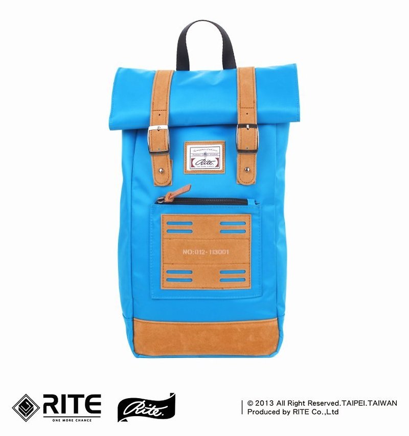 | 2013旗艦款野戰小背包｜尼龍天藍 - กระเป๋าแมสเซนเจอร์ - วัสดุกันนำ้ สีน้ำเงิน