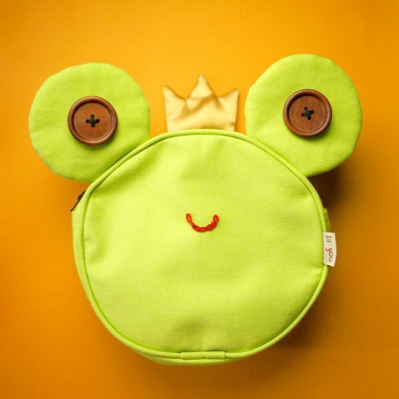 兒童節禮物  青蛙王子兒童防走失背包 - อื่นๆ - วัสดุอื่นๆ สีเขียว