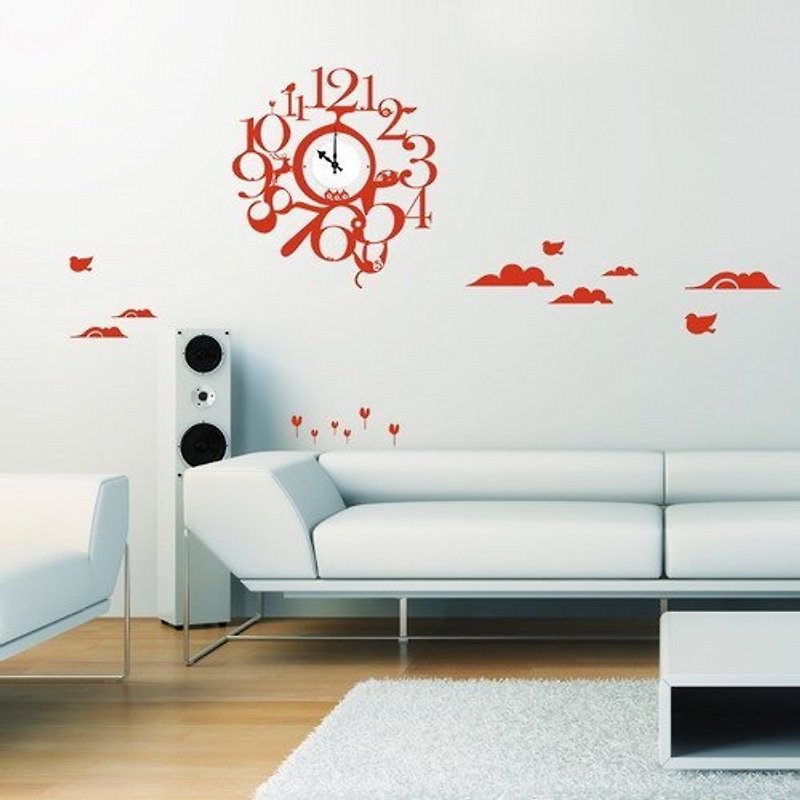 / Animal Park  / Wall Sticker Clock / ECO-Material - Wall Décor - Other Materials 
