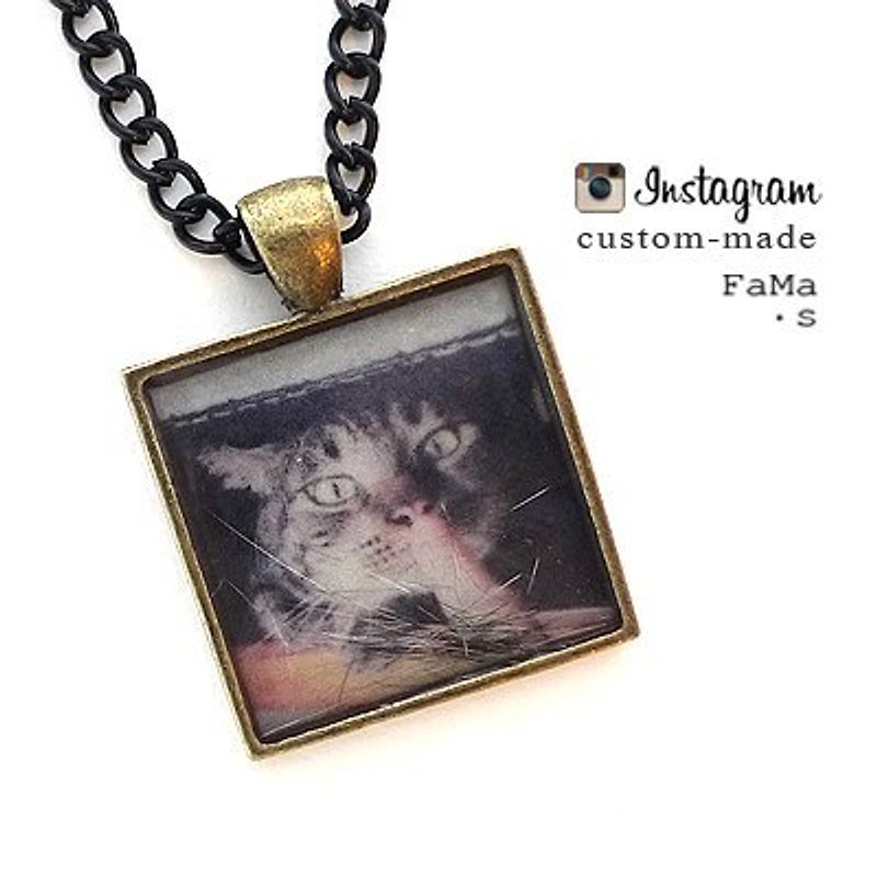** Customized ** FaMa ‧ s photo becomes Necklace - Necklaces - Other Metals Multicolor