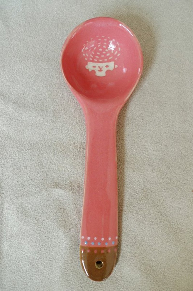 星球男湯匙(限量1支) - Cutlery & Flatware - Other Materials Red