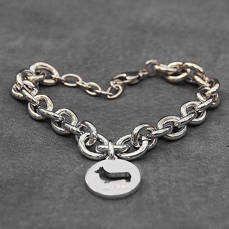 【CHIC DOG】 adults bracelet - pure love bracelet models - Bracelets - Other Metals Gray