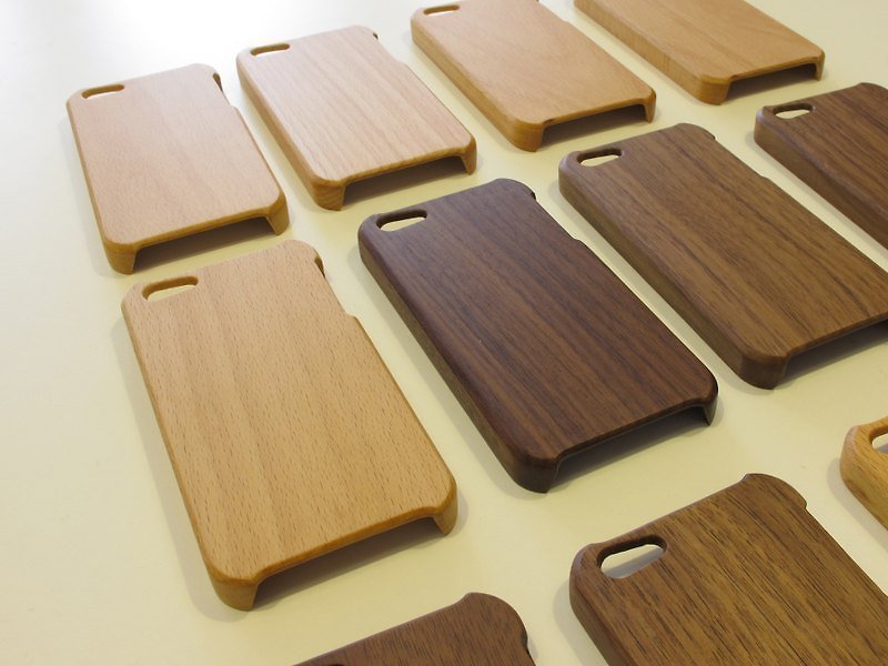 原木iPhone手機殼-山毛櫸木 - 手機殼/手機套 - 木頭 咖啡色