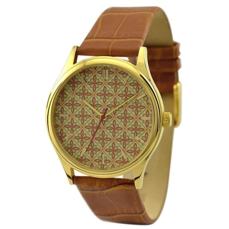 パステル飾りウォッチ - 腕時計 ユニセックス - 金属 ゴールド
