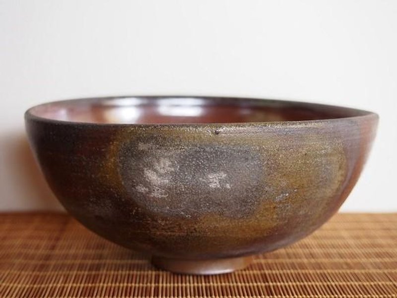 Bizen Meshiwan (large) m001-4 - Bowls - Other Materials Brown