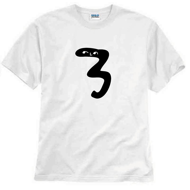 Phonetic symbols ㄋ white T-shirt - เสื้อยืดผู้หญิง - วัสดุอื่นๆ ขาว