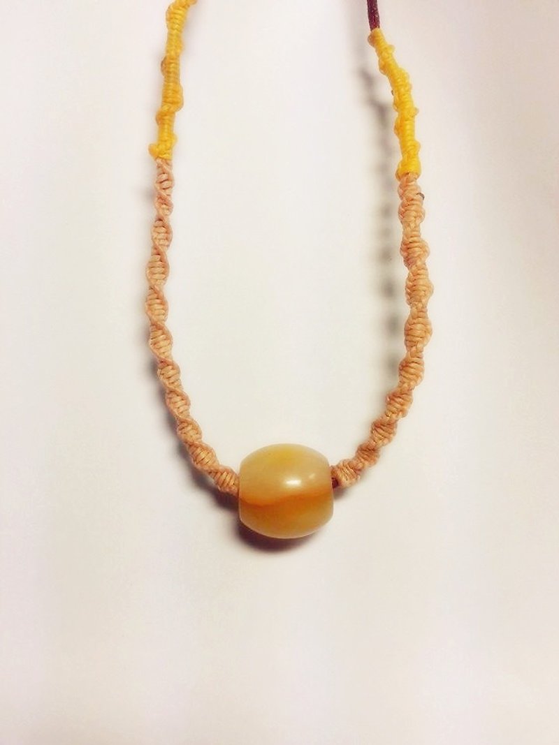 Caribbean wax line silk handmade necklace HuangLongYu - สร้อยคอ - วัสดุอื่นๆ หลากหลายสี