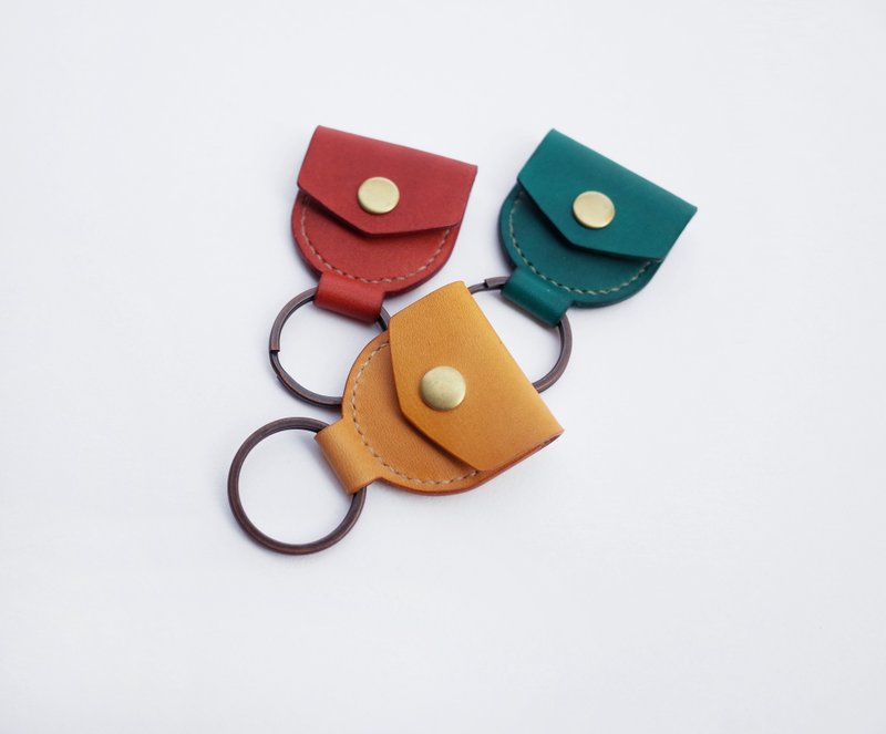 好險鑰匙圈 / Cozy Leather Works - 鑰匙圈/鑰匙包 - 真皮 多色