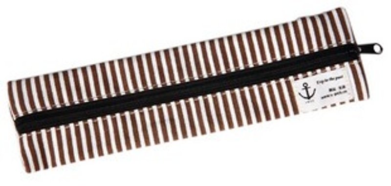 U-PICK original product life Bags striped sea anchor small dots elongated pencil simple ideas - กล่องดินสอ/ถุงดินสอ - ผ้าฝ้าย/ผ้าลินิน 