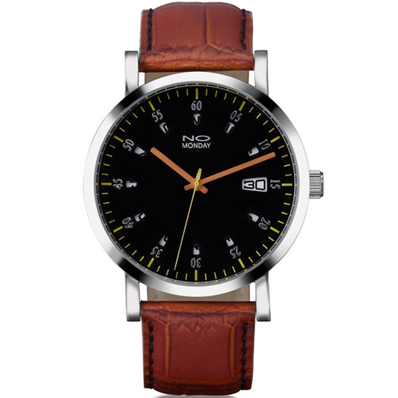12 Windows series Y2-Orange/43mm - Men's & Unisex Watches - Other Materials Orange
