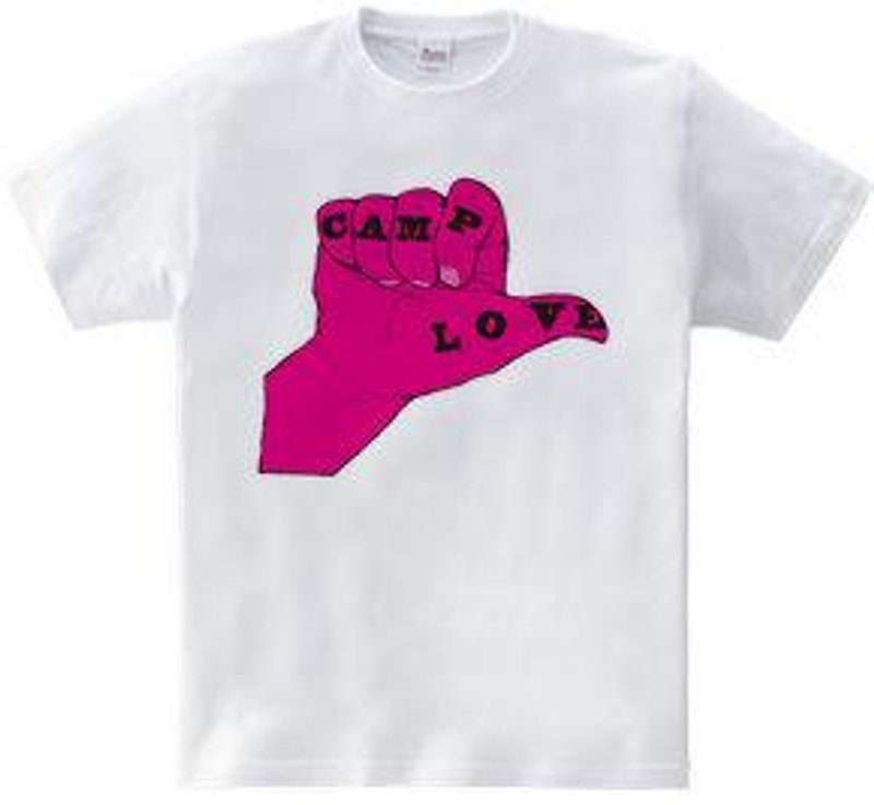 CAMP LOVE c（T-shirt 5.6oz） - 女 T 恤 - 其他材質 白色