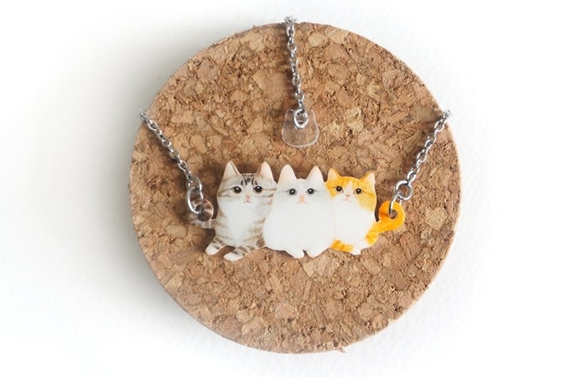 [Horned forest] multiple animals necklace - within three - Other - Silicone Multicolor