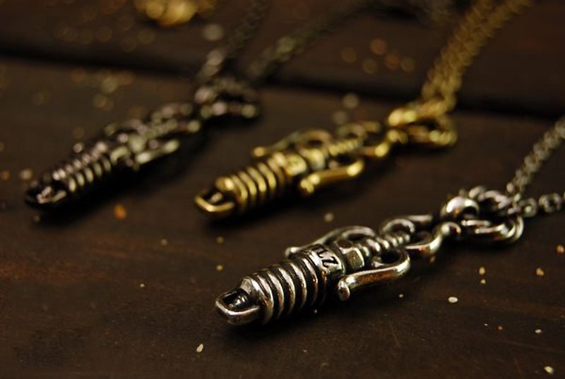 [METALIZE] FTW Sparkle Plug Necklace FTW Sparkle Plug Necklace - Necklaces - Other Metals 