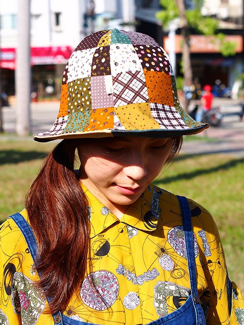 Calf Calf Village Village sided handmade hat cap visor akishimo nibbling fruit} {H-127] - Hats & Caps - Other Materials Brown